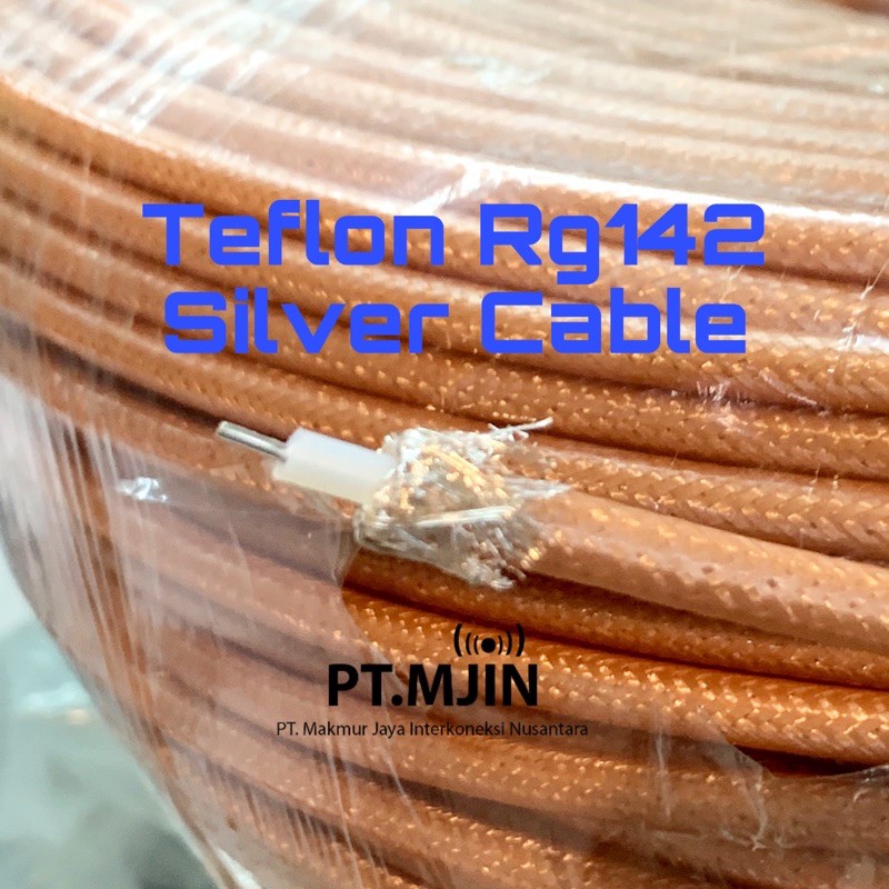 Kabel Teflon Rg142 Silver Cable tahan Panas harga per meter