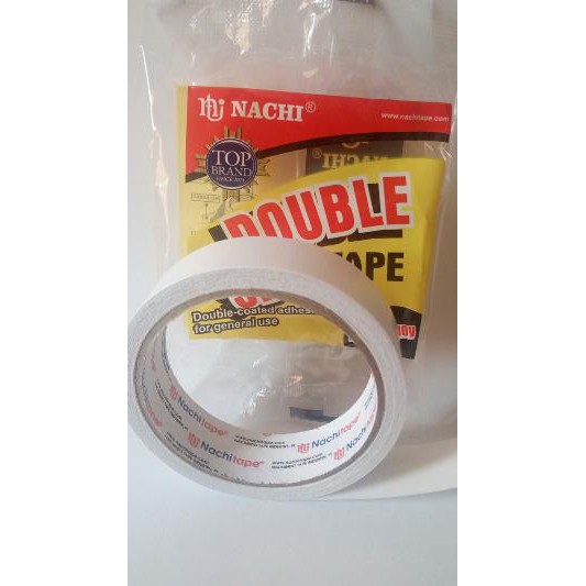 Double Tape 24mm Nachi Lakban Selotip Plakban Isolasi 24mm Solasi 1 Inchi Stationery Murah