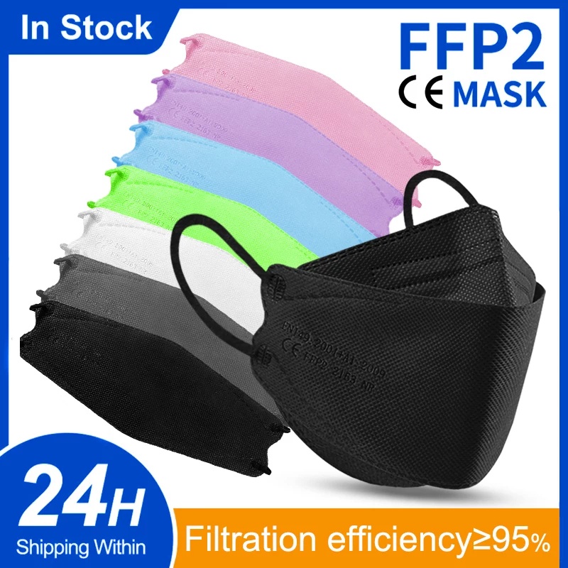 MASKER KF94 ISI 10PCS 4ply MEDIS KF 94 10 PCS KOREA EVO WARNA WARNI HITAM PUTIH COKLAT KUNING MERAH 