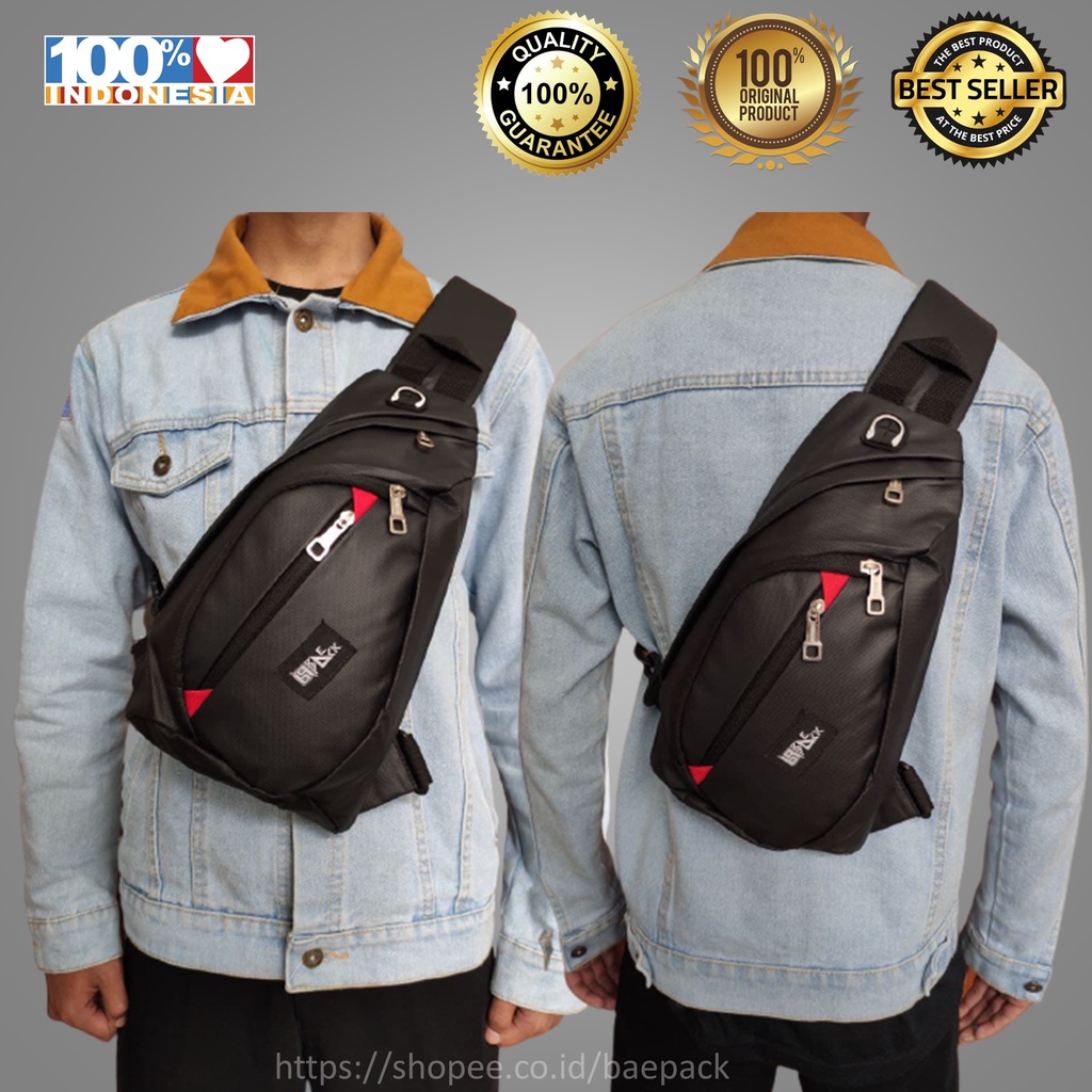 Tas Selempang Premium Anti Air Baepack / Tas Selempang Cowok / Tas Selempang Cewek