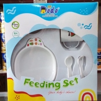 DODO FEEDING SET-001/TEMPAT MAKAN BAYI 1 SET