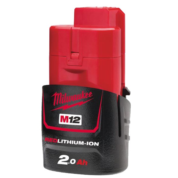 MILWAUKEE M12B2 12VOLT 2.0AH REDLITHIUM™ BATTERY&quot;