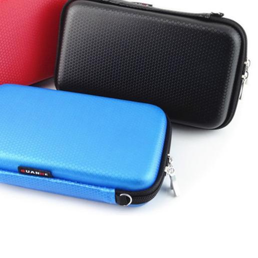 Tas Gadget Eva Hard Case 6.5" / Organizer gadget Powerbank Vs Vivan - Biru Metalik
