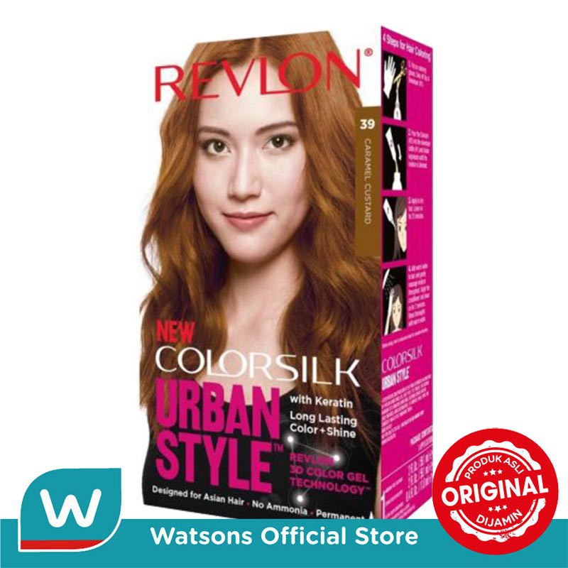 Revlon Hair Color Silk Urban Style 39 Caramel Custard