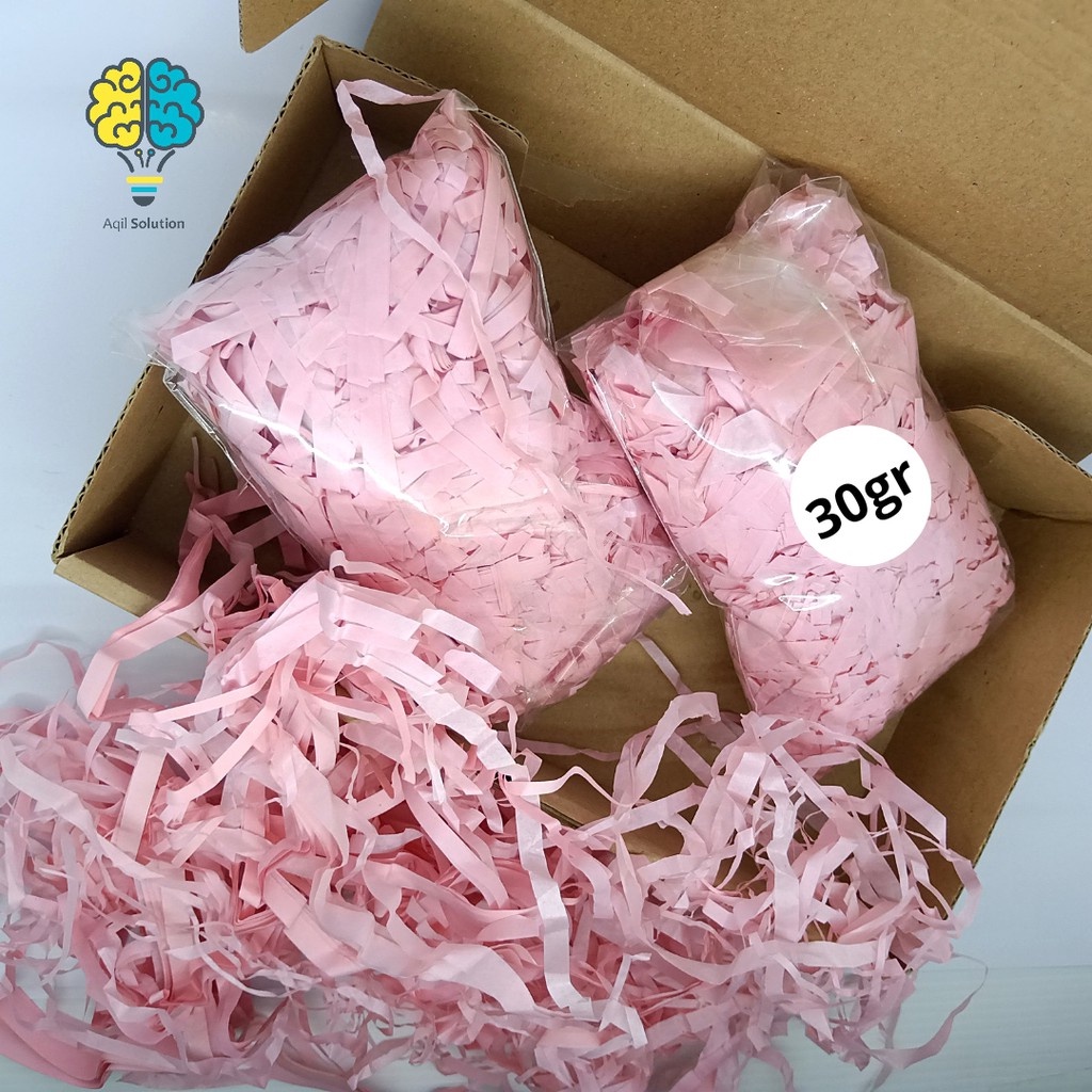 (500 GR) Kertas Serut Hampers MURAH / Shradded Paper / Kertas Cacah / Parcel Gift, Kado