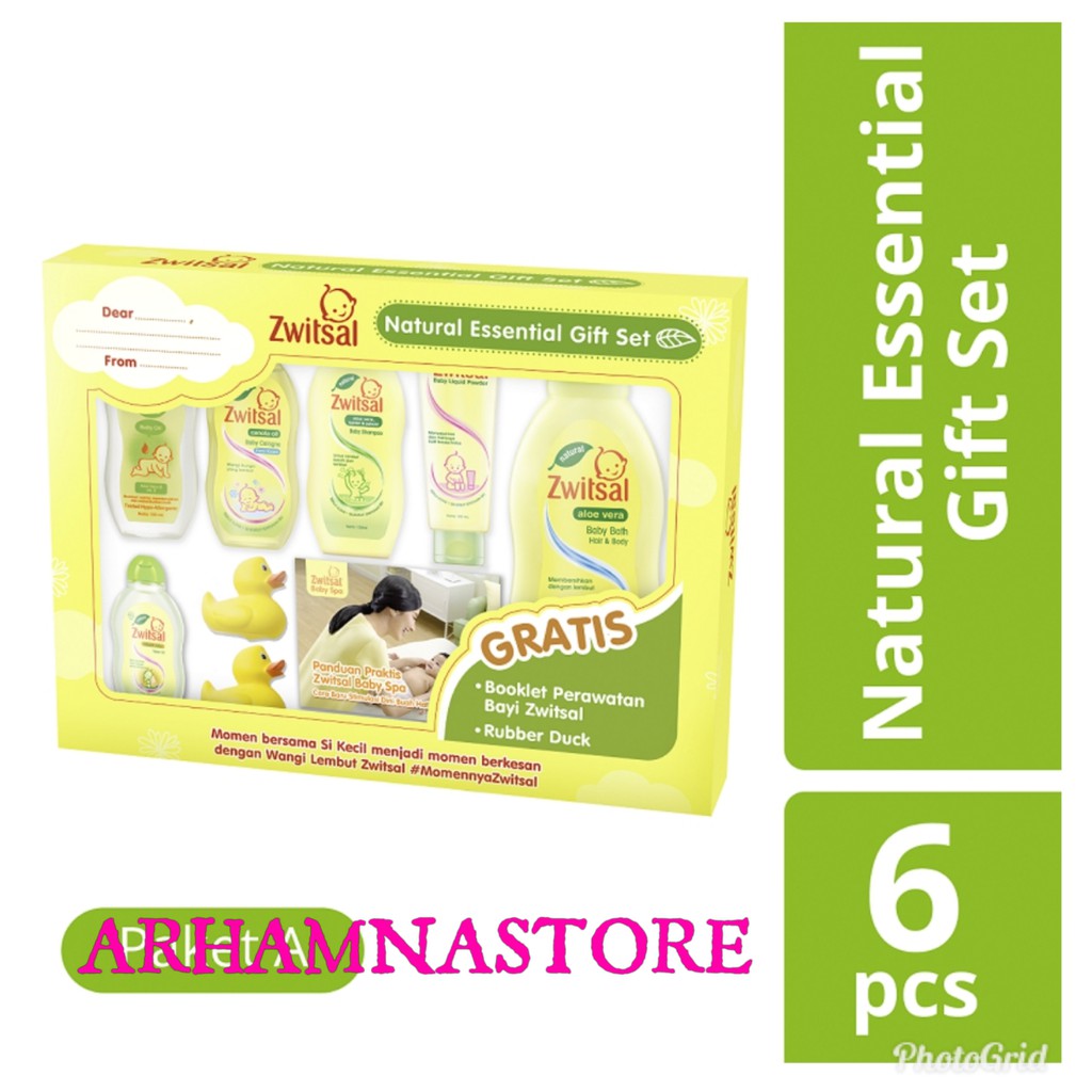 Zwitsal Natural Essential Gift Set - Random (sebelumnya Baby Spa Gift Box)