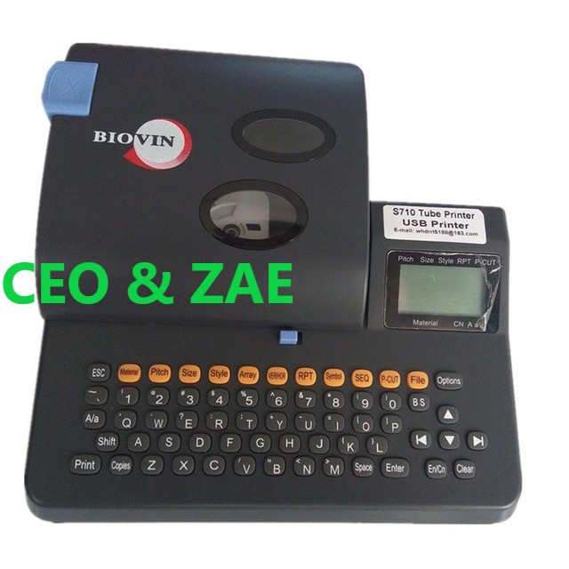 

LETTERING MACHINE BIOVIN - Marking Tube & Labels Mesin - S650E