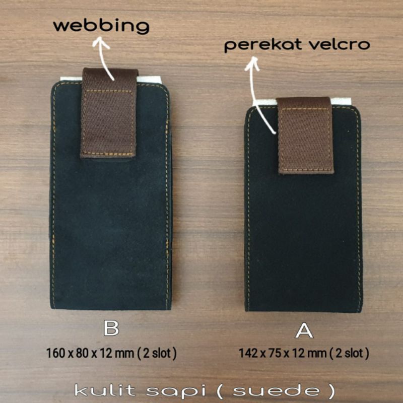 Sarung Hp Double Kulit Asli Elegan Universal