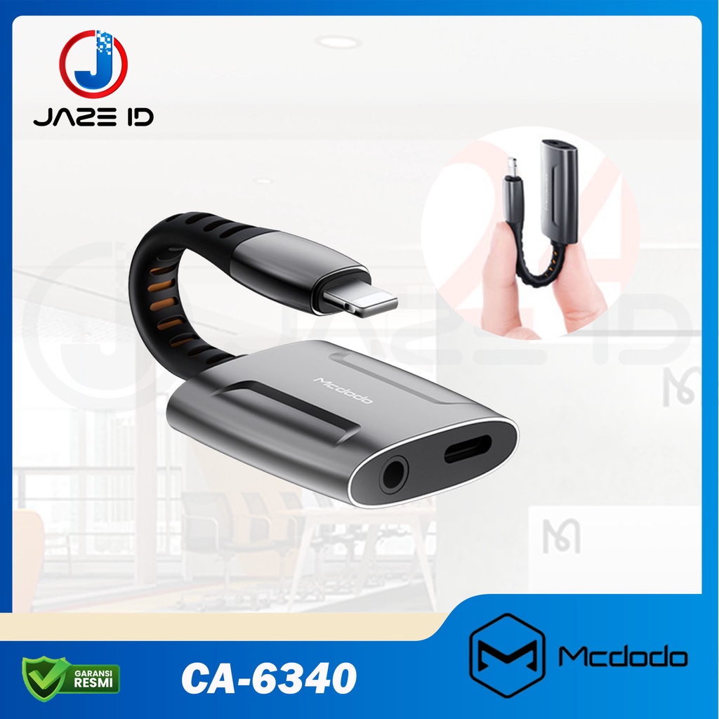 MCDODO Adapter Audio Konverter Headset iPhone Lightning to 3.5 CA-6340