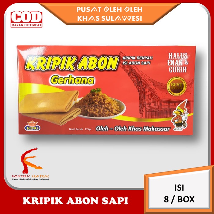 

Keripik Gerhana Rasa Abon Khas Sulawesi 175 gr