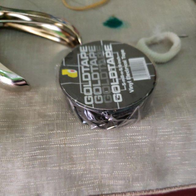 Selotip Lakban Perekat Kabel Listrik Isolasi Gold Tape [5 Mill X 5/8 Inch]