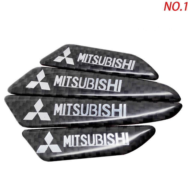 Night knight Stiker Kaca Depan Mobil Anti Gores Motif Carbon Fiber 3D untuk Mitsubishi asx Lancer Grandis delica