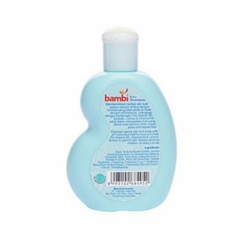 BAMBI Shampoo 100ml Shampo Bayi Baby Shampoo Mild on Eyes