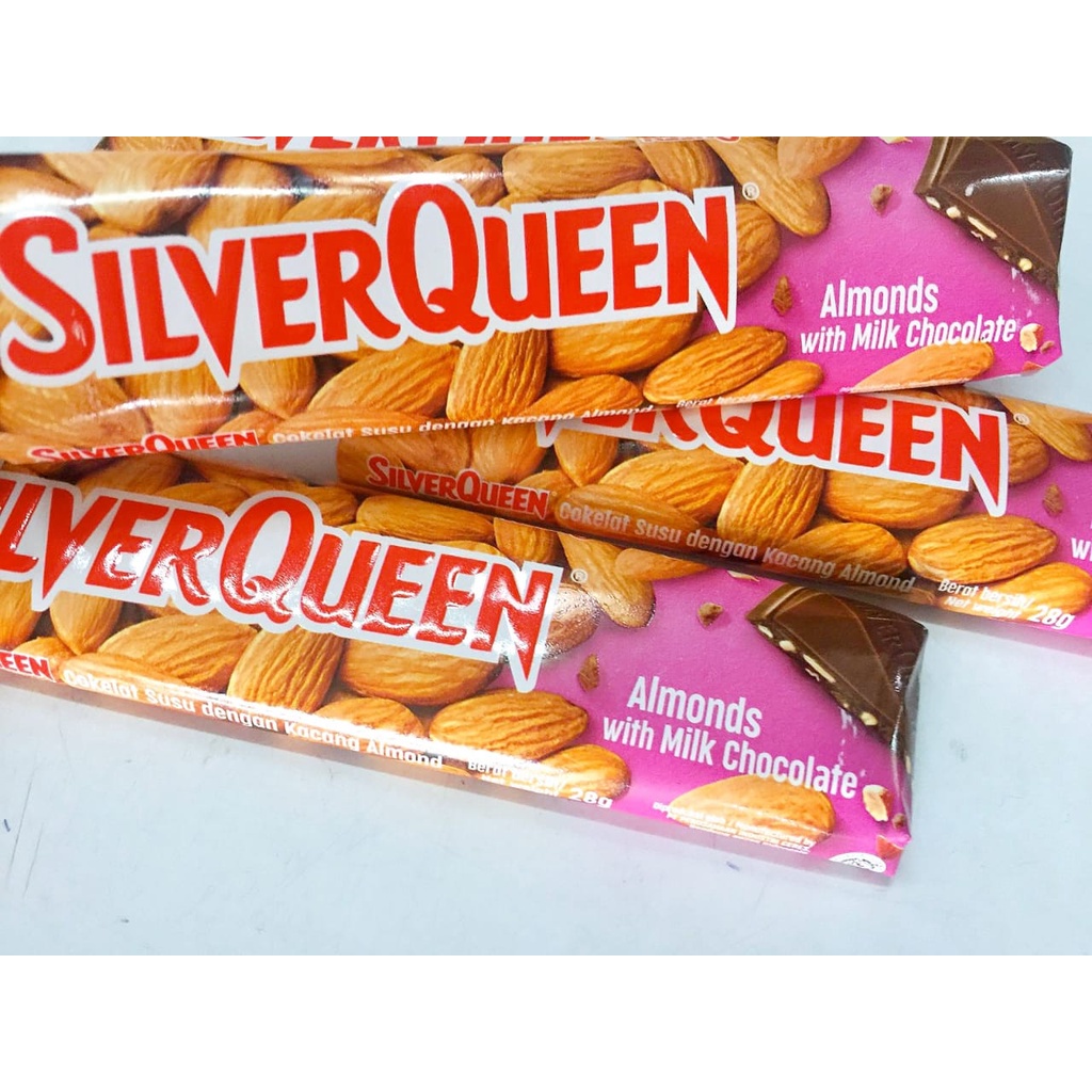 Cokelat SilverQueen Milk Chocolate 28 gram - Varian Rasa