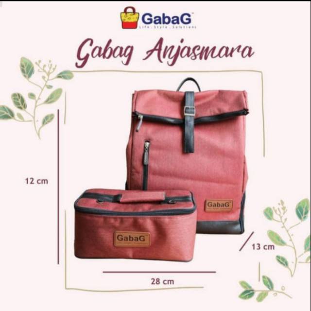 GABAG Anjasmara Cooler Bag Backpack Coolerbag Ransel Tas ASI