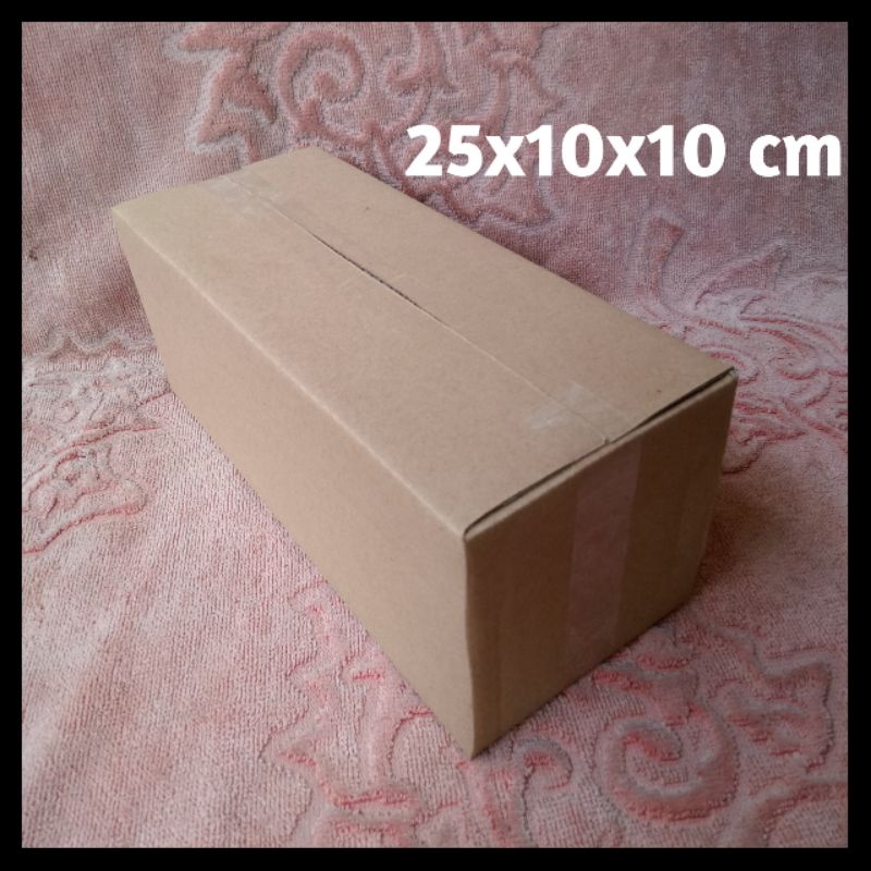 

KARDUS/KARTON/BOX PACKING POLOS UKURAN 25x10x10 cm