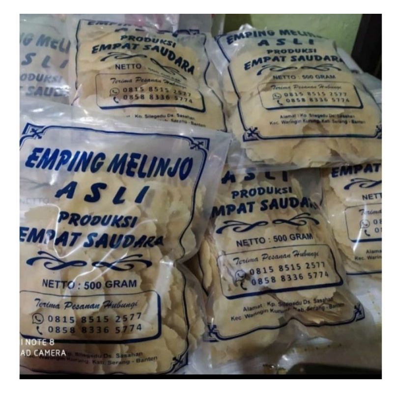 

emping melinjo mentah 500gr