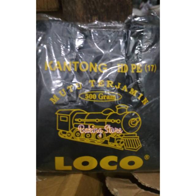 Kantong Plastik HD Loco Hitam Uk 17, 24, 35, dan 40