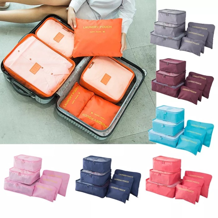 Travelling Pouch Serbaguna 6in1 Tas Universal Tas Travelling 6in1 Tas Multifungsi 6 in 1 Pouch -SC