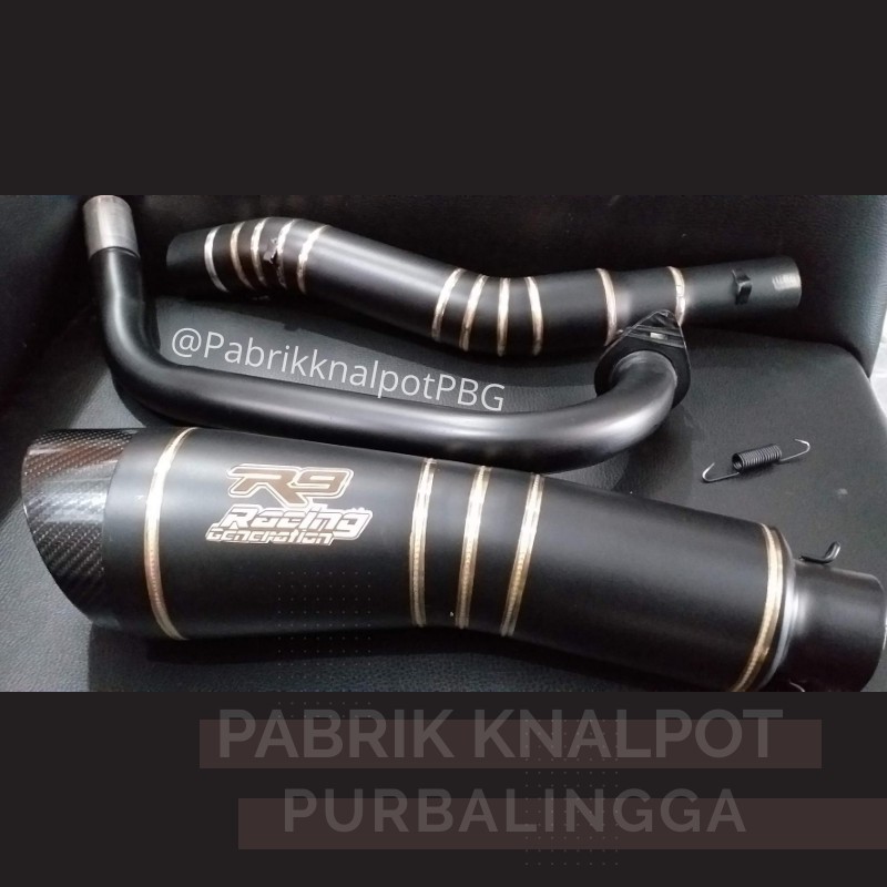 KNALPOT R9 H2 PABRIK GROSIR PURBALINGGA MURAH MOTOR SPORT NINJA CBR VIXION BYSON R25 NMAX FU AEROX