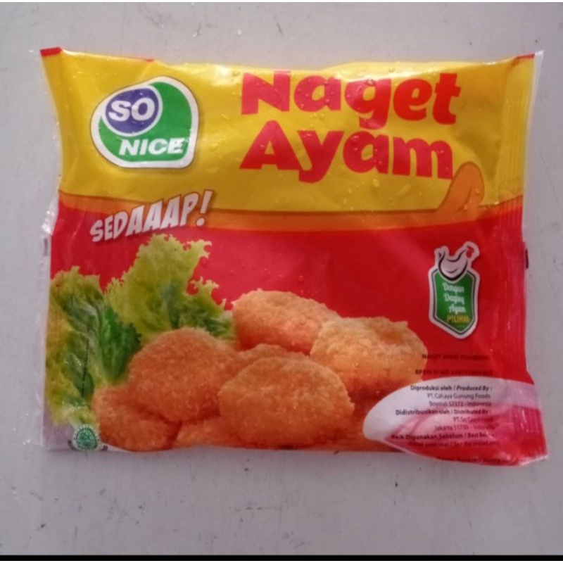 

SONICE naget ayam 500gr