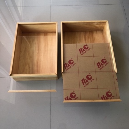 Gift Box 25x30 &amp; 30x35 Kotak Hantaran Kayu Gift Box Sleding Akrilik