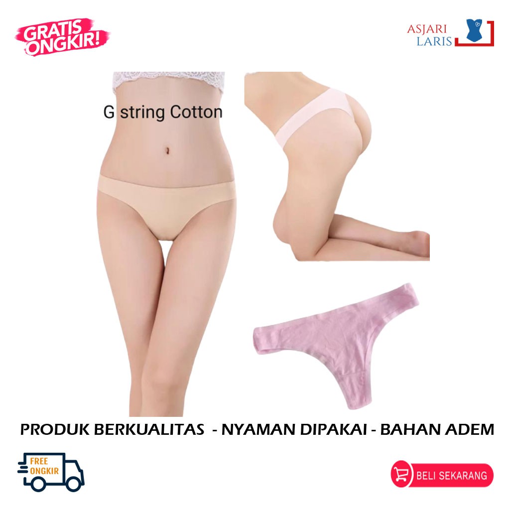 Celana Dalam Cantik Renda Satin Rajut Mini B6O9 Seamless Tipis Keren Cd Cewek Katun Nyaman