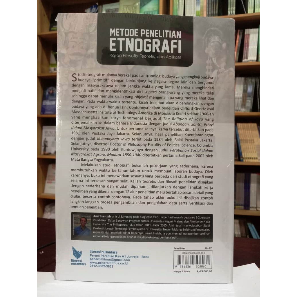 Metode Penelitian Etnografi Kajian Filosofis Teoretis Aplikatif Dr Amir Hamzah Shopee Indonesia