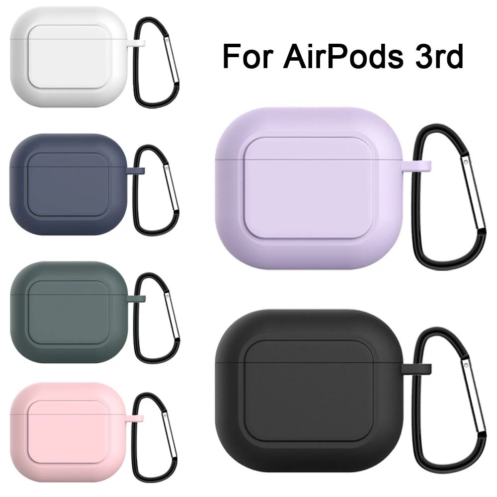 Case Pelindung Bahan Silikon Untuk Apple Airpods 3 / Bluetooth Case Fundas Airpods 3