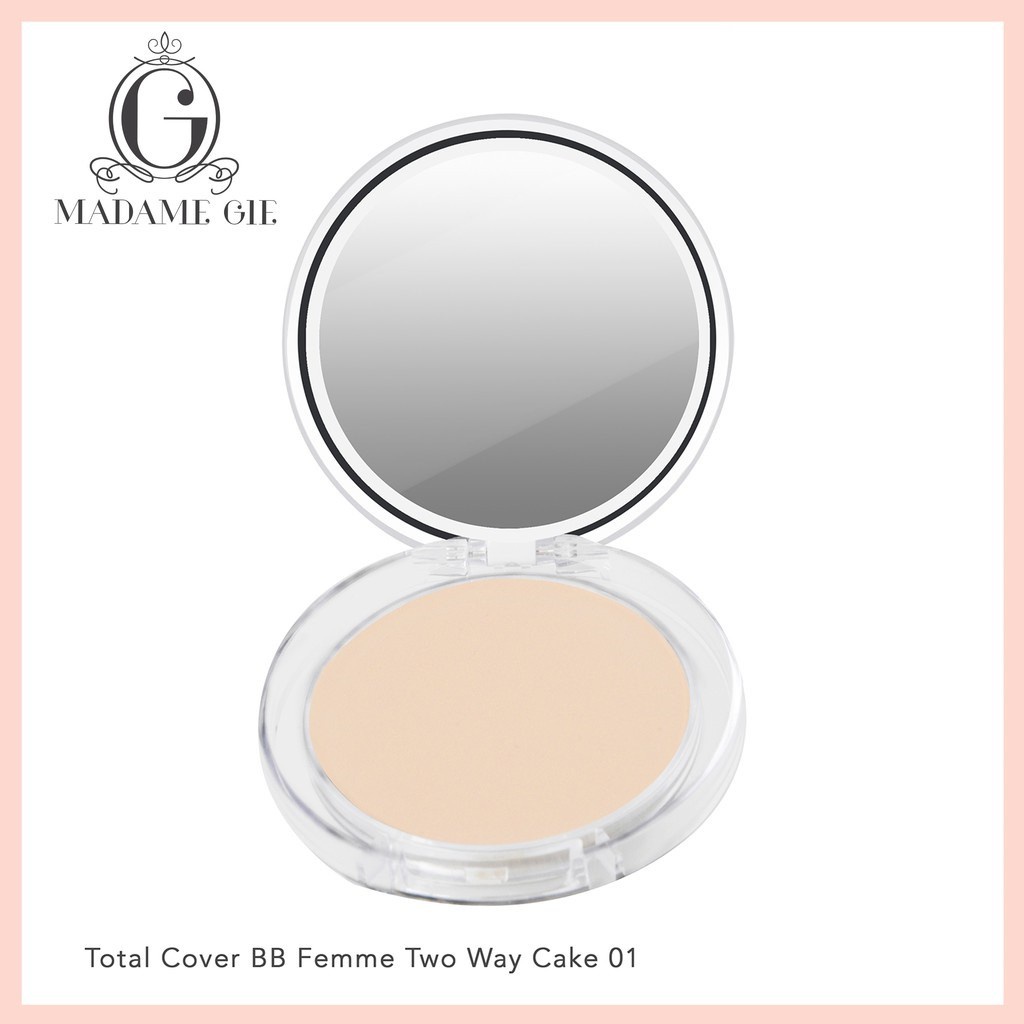 MADAME GIE TOTAL COVER TWO WAY CAKE  9.5GR