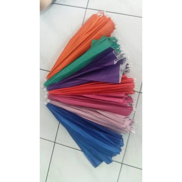 Payung topi besar diameter 60 cm 10 WARNA Outdoor Anti Uv Termurah big jumbo