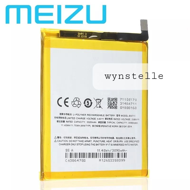 MEIZU M6 - Baterai Batre Batrei MEIZU M6 - MEIZU M6 DUAL BA711 ORIGINAL Model BA-711 BA 711