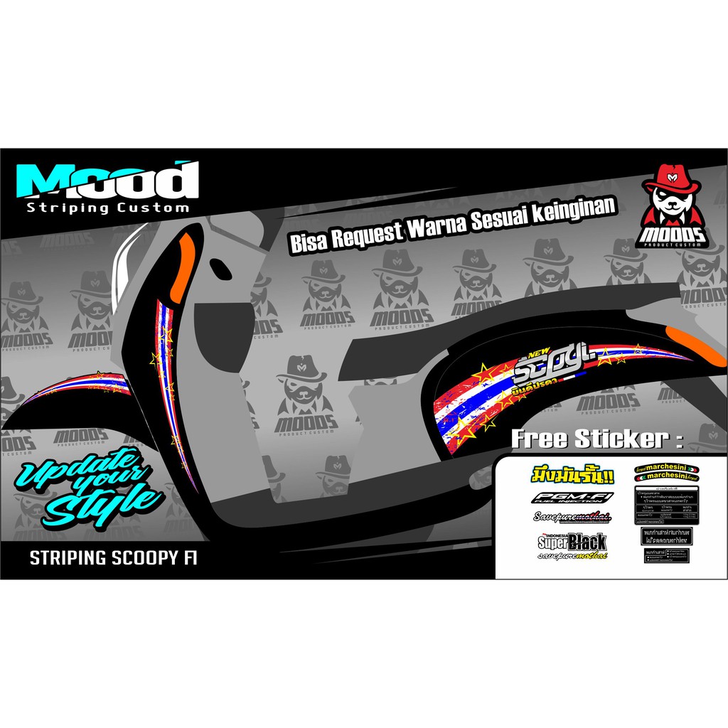STRIPING SCOOPY FI THAILAND