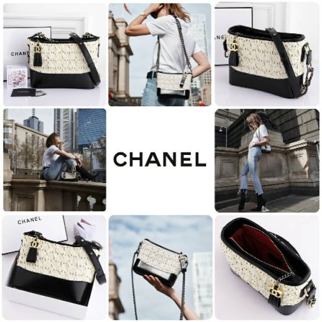 Chanel Gabrielle Tweed Bag ZM-8871