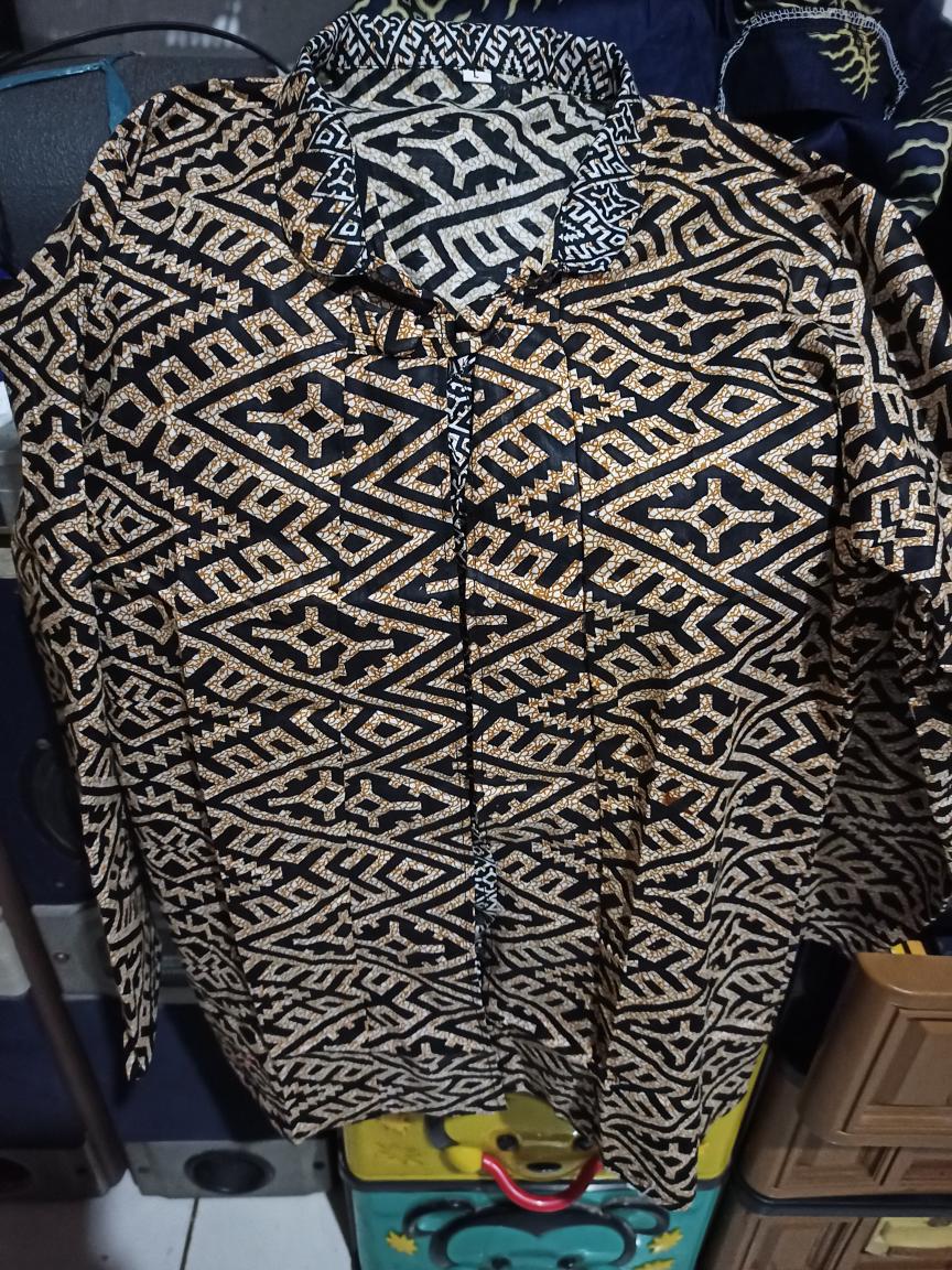 [cod] Batik Wanita Modern Atasan Blouse Batik Serdadu Batik Kantor Sd 03 Size  S-m-l-xl-xxl-3l-4l-5l