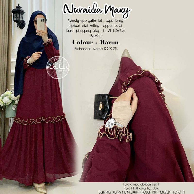 Nuraida maxy ceruty premium By LILA
