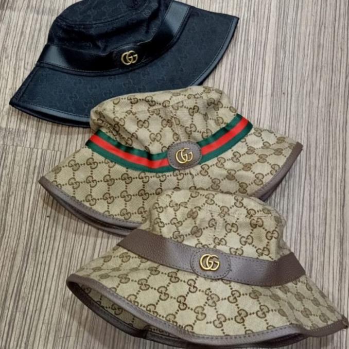 topi bucket hat Gucci gc premium / Topi gucci pria wanita
