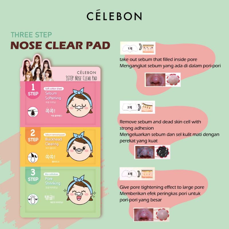 celebon nose clear pad