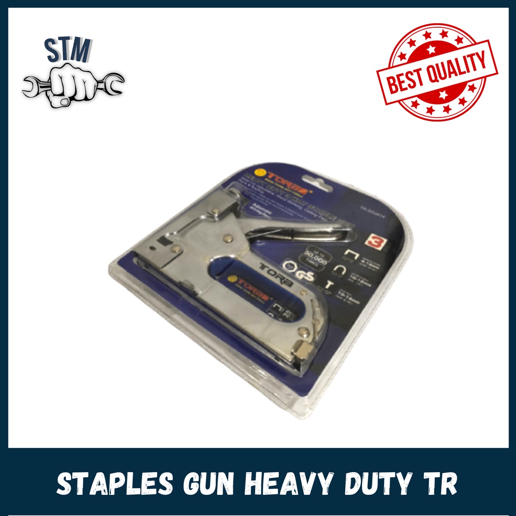 

STAPLES GUN HEAVY DUTY TORA / STAPLES 3 IN 1 / 3 WAY STAPLES GUN TORA