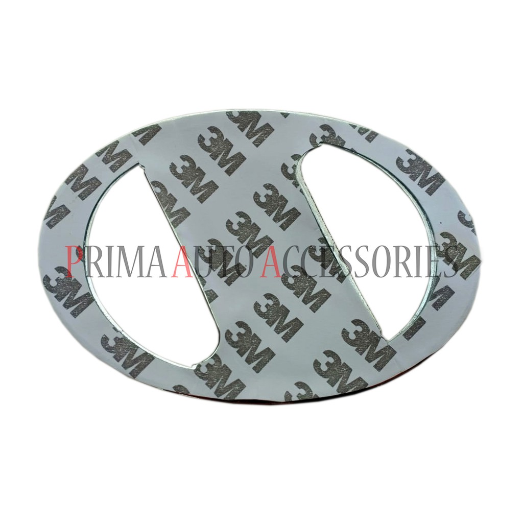 Emblem Logo Mobil ALPHARD CHROME 14 cm