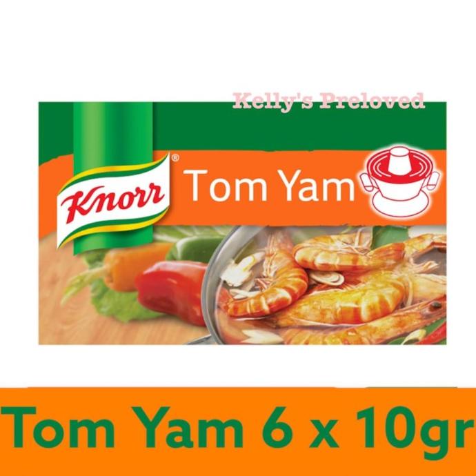 

^^^^^] KNORR STOCK CUBES 60 GR | TOM YUM | 6 X 10 gram | BUMBU KALDU