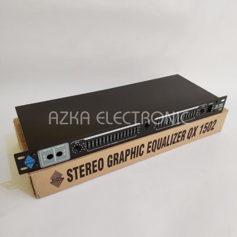 Box Equalizer 2x15 30 Channel Ranic
