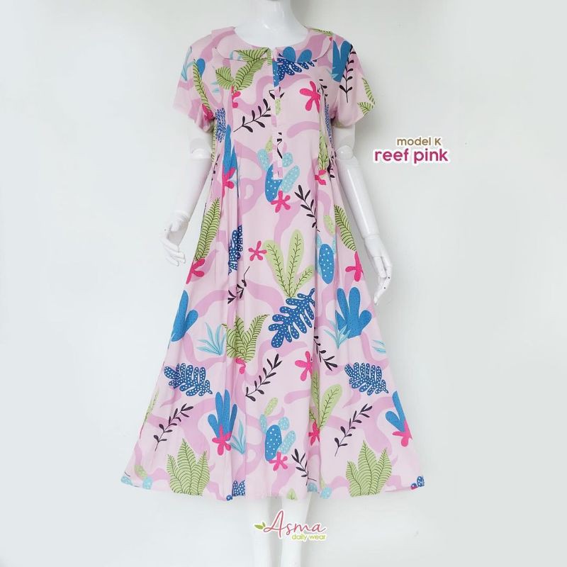 Asma' Daily Wear Model K Reef Pink