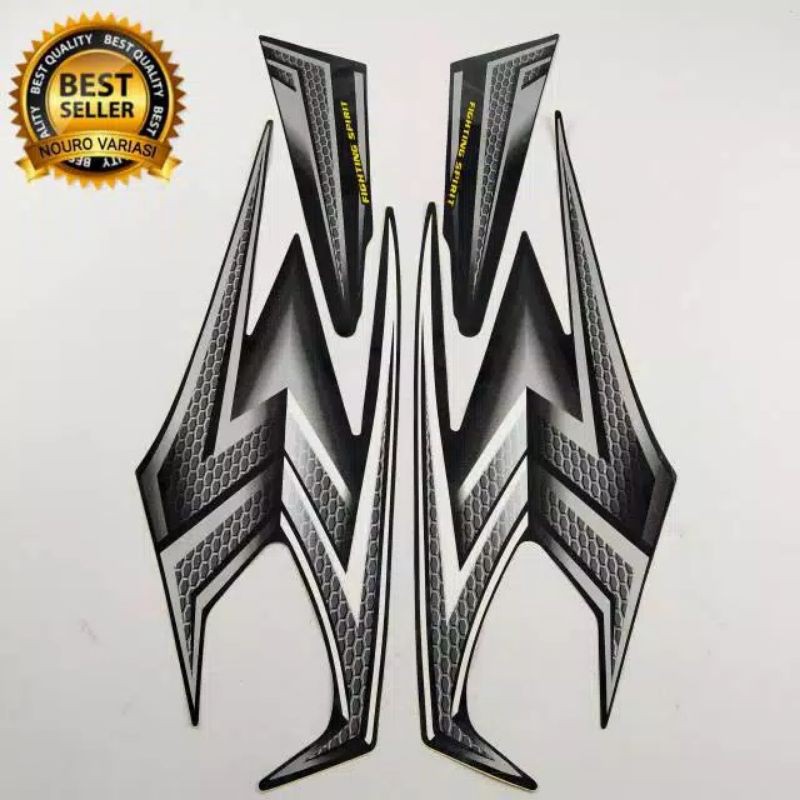 Lis stiker striping RX king 2004 hitam