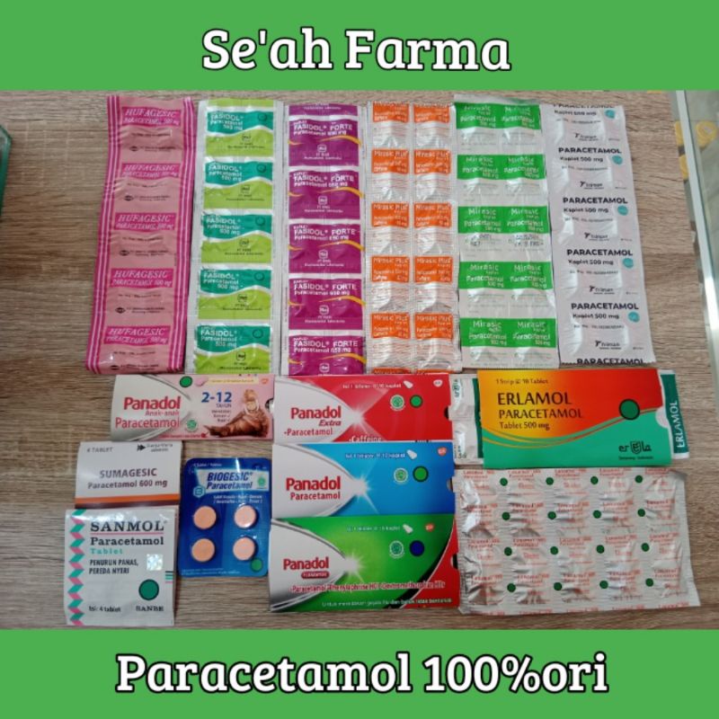 Paracetamol Tab // Hufagesic Tab // Fasidol tab // Fasidol forte // Mirasic plus // Mirasic tab// Pa