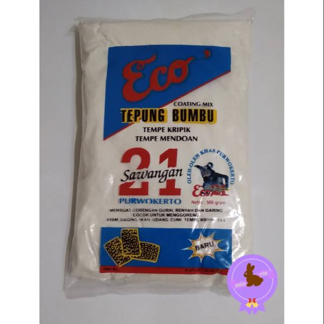 

Tepung Bumbu Tempe Mendoan / Kripik Eco 21 Sawangan khas Purwokerto