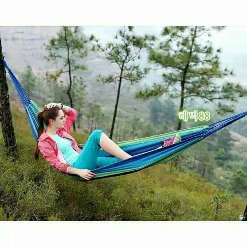 ayunan HAMMOCK ayunan pohon kemping hiking touring ayunan moderen ayunan kekinian