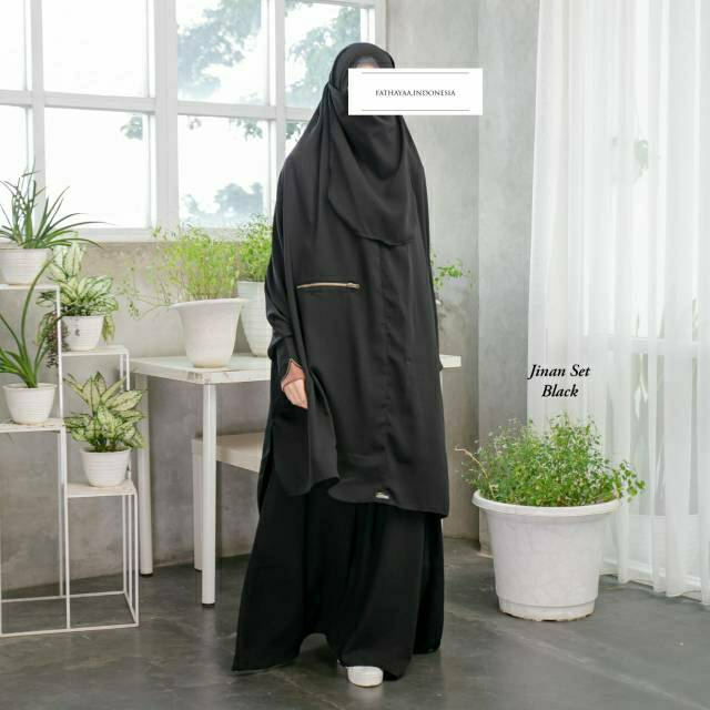 French khimar set gamis Naira set by Fathaya Indonesia