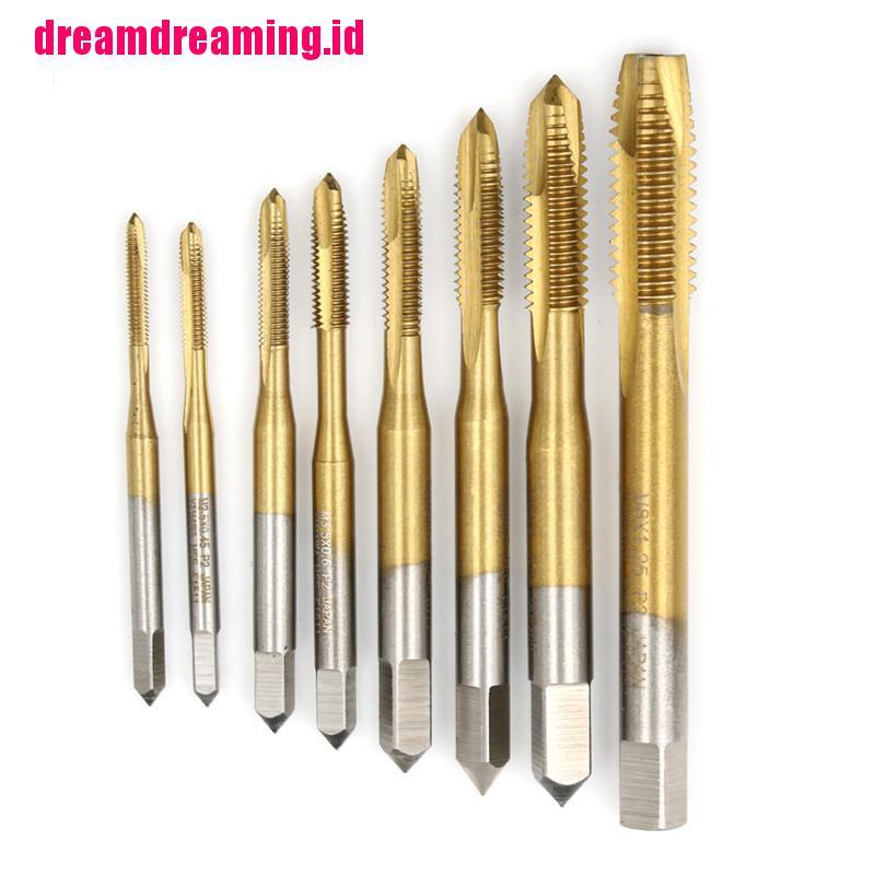 Sekrup Tap Flute Lurus Hss Metric Untuk M2 / M2.5 / M3.5 / M4 / M5