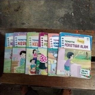 Jual 0 buku tematik kelas 1 SD penerbit bumi aksara set 8 buku